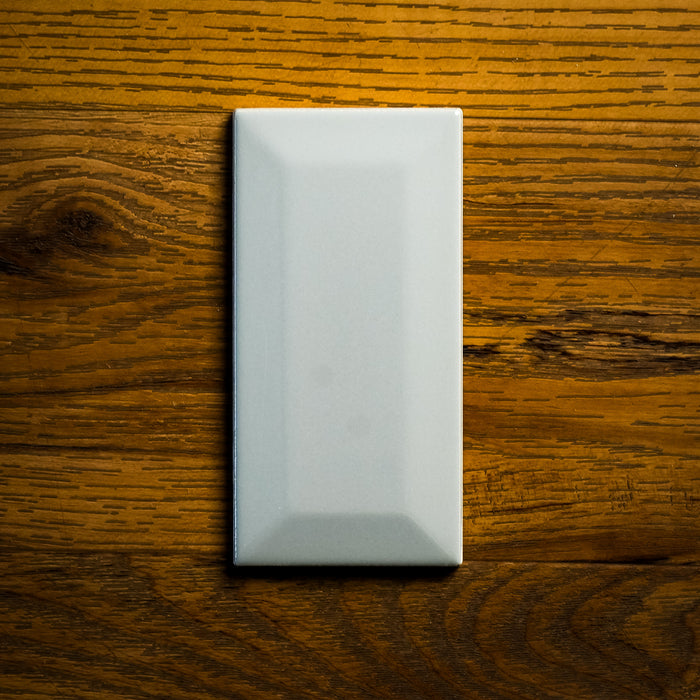 3" x 6" Bevel Ceramic Wall Tile in Off-White  9.6 sq. ft. (80 per box)