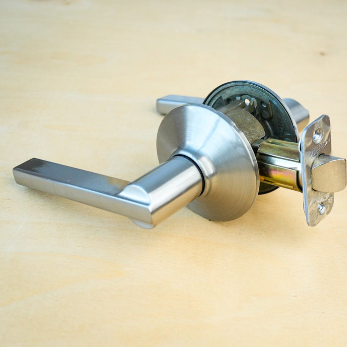 Schlage F10 LAT 619 Satin Nickel Latitude Lever Hall