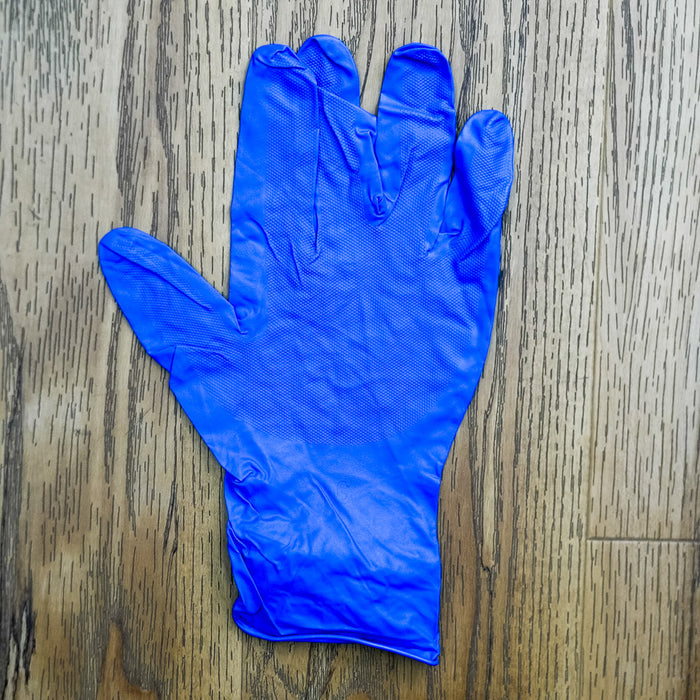 Sol-Fit Unlined Nitrile Gloves – 12-pairs, 9 mil, Blue, Large, 29-512-09