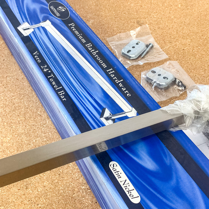 Vero 24-Inch Towel Bar in Satin Nickel, 13224-US15