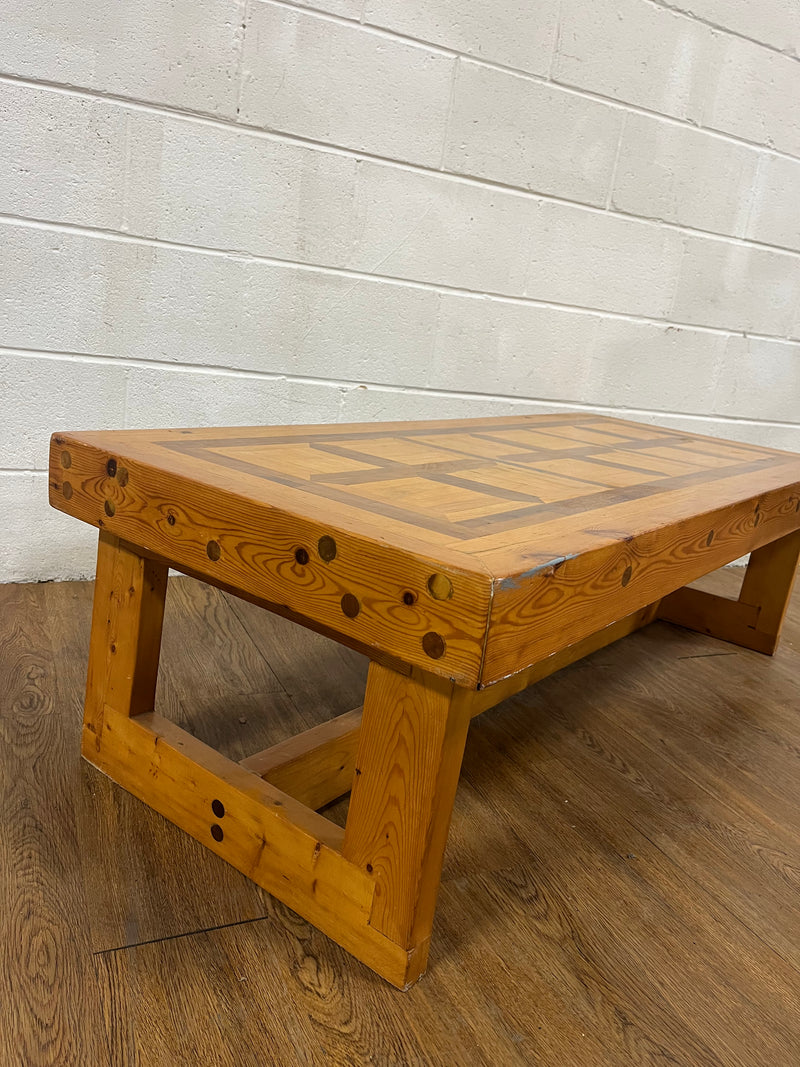 Pine Wood Coffee Table Habitat ReStore GTA