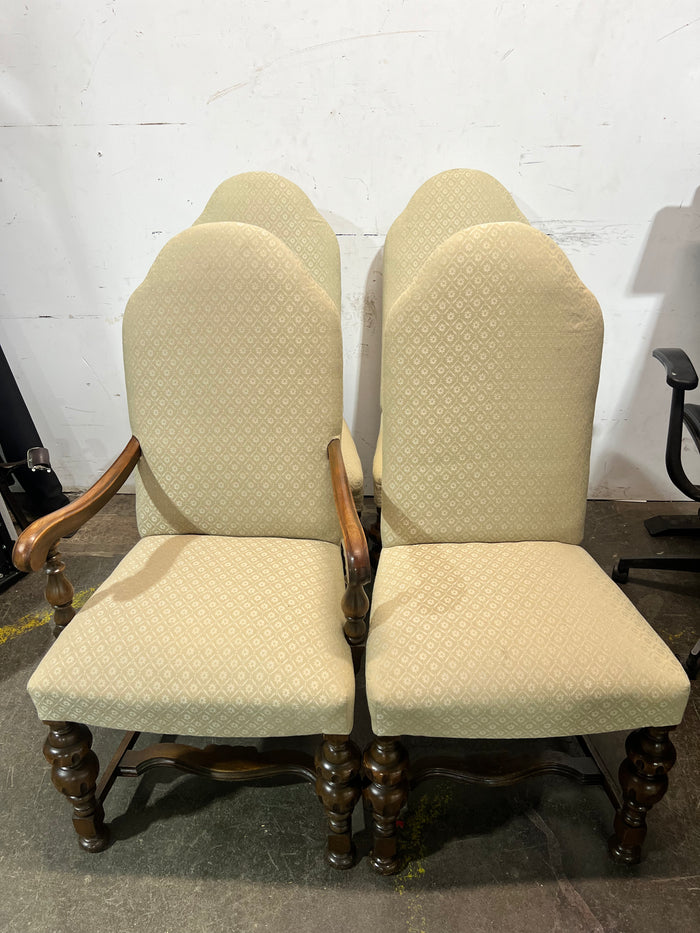 Traditional Upholstered Dining Chairs (Set of 4)