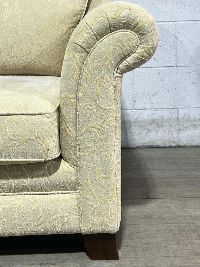 Blond Yellow Loveseat