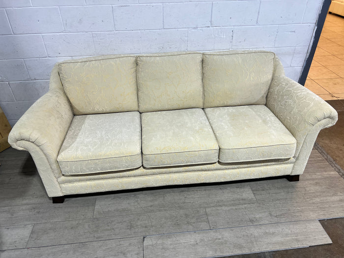 Blond Yellow 3-Seater Soffa