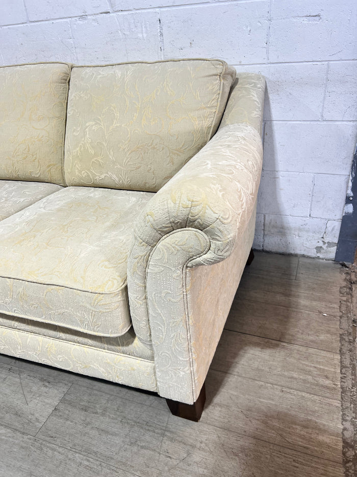 Blond Yellow 3-Seater Soffa