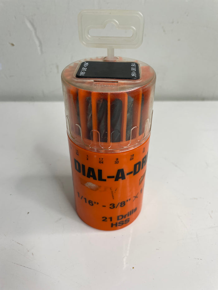 Vintage Dial-A-Drill 20 Drill Bit Set