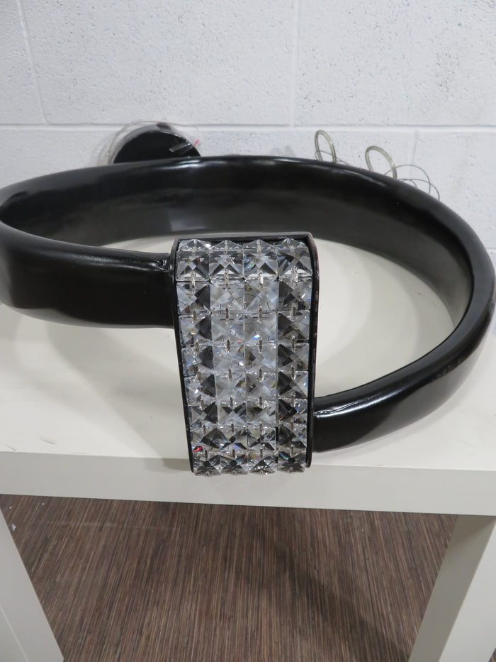 Black Metal Ring LED Pendant Light
