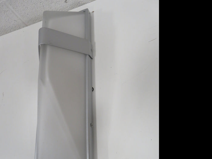 Single Light Wall Sconce with Frosted Glass Shade