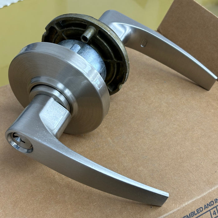 Schlage Lockset AL80PD-JUP-619 Storeroom Lever Lock Cylindrical in Satin Nickel