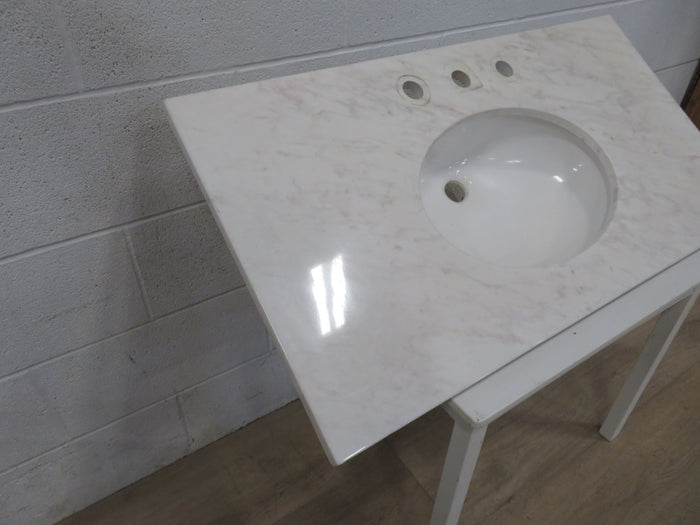 36.5" Bathroom Vanity Counter Top in Marble