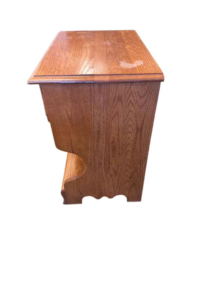Wooden side table
