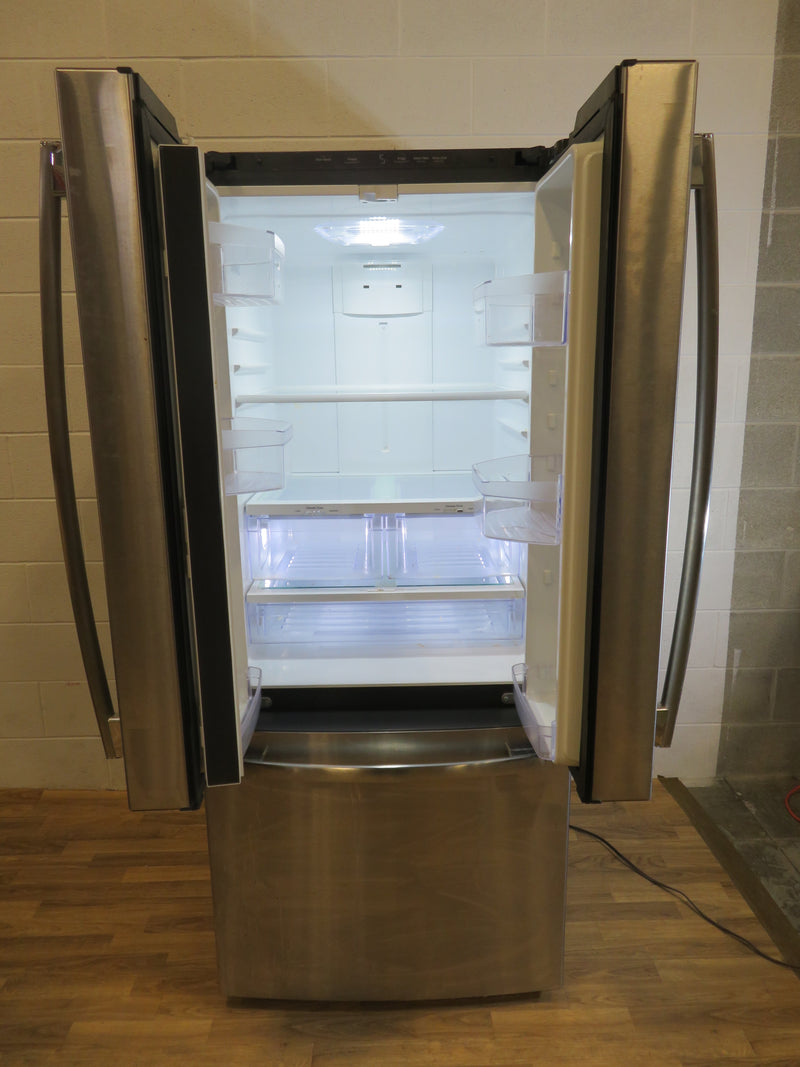 30" GE French Door Fridge in Stainless Steel Habitat ReStore GTA