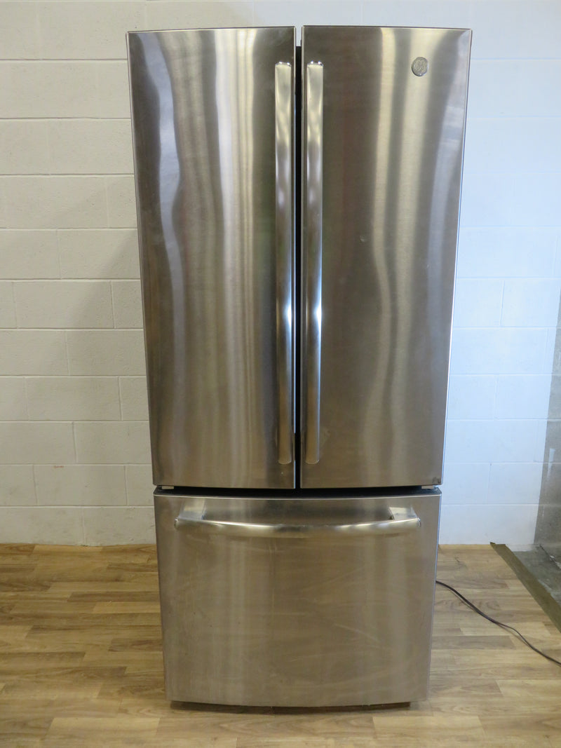 30" GE French Door Fridge in Stainless Steel Habitat ReStore GTA