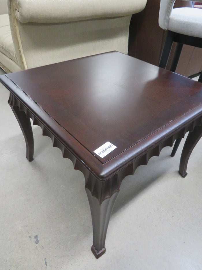 Square Wooden Side Table