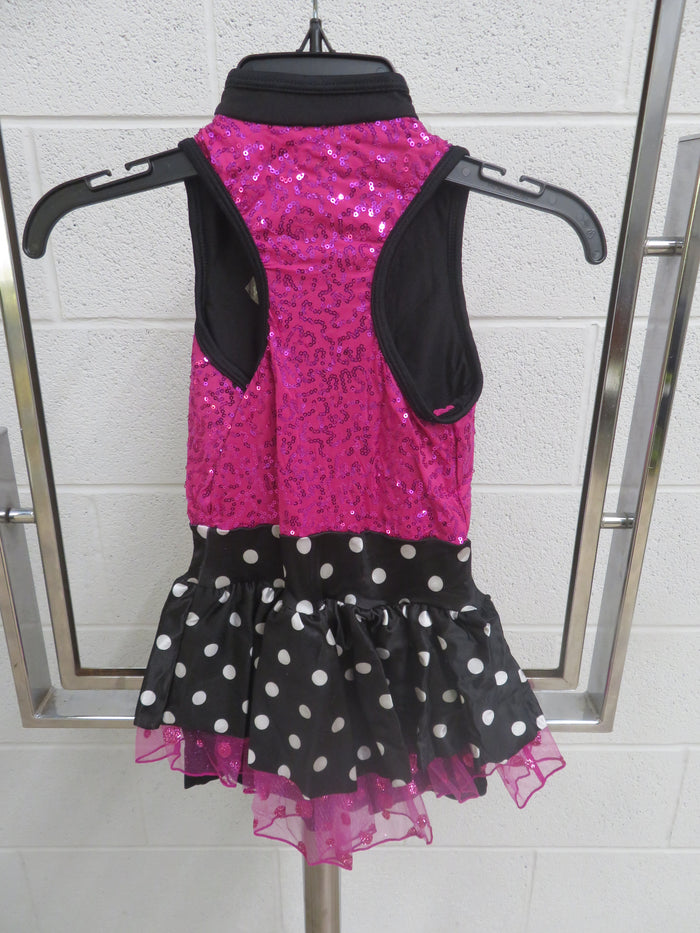 "Curtain Call" Tutu Style Costume - Deep Pink