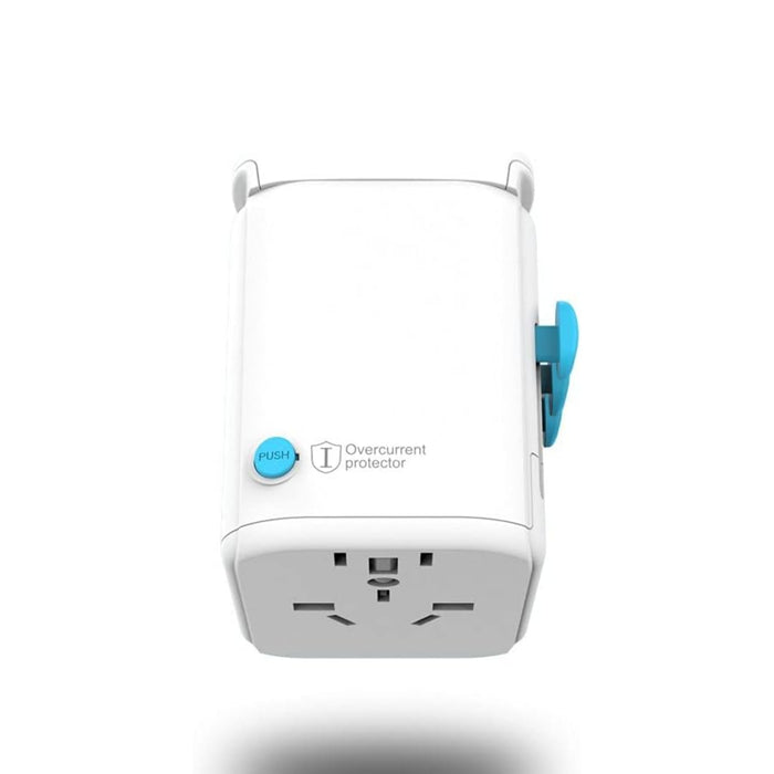 OneWorld DUO, All-In-One World Adapter with Dual USB Charger