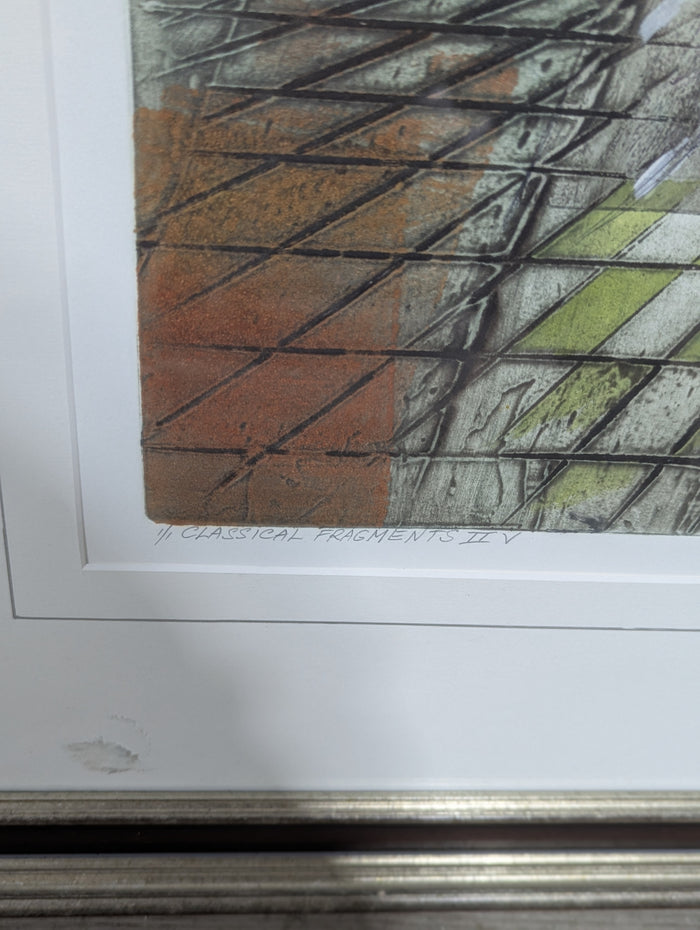 Classical Fragments III Framed Artwork