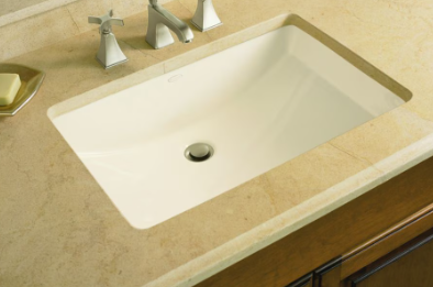 KOHLER Ladena 20-7/8-inch Undermount Bathroom Sink in White with Overflow Drain