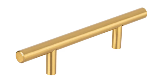 Richelieu (5-Pack) Washington Collection 3 3/4-inch (96 mm) Brushed Aurum Gold Modern Cabinet Bar Pull