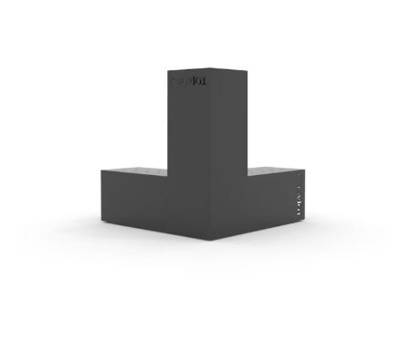 TOJA GRID Trio Corner Brackets for 4x4 Wood Posts (2-Pack)