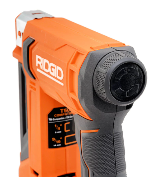 RIDGID 18V Cordless 3/8-inch Crown Stapler (Tool-Only)