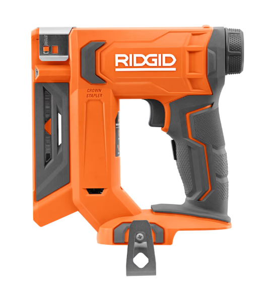 RIDGID 18V Cordless 3/8-inch Crown Stapler (Tool-Only)