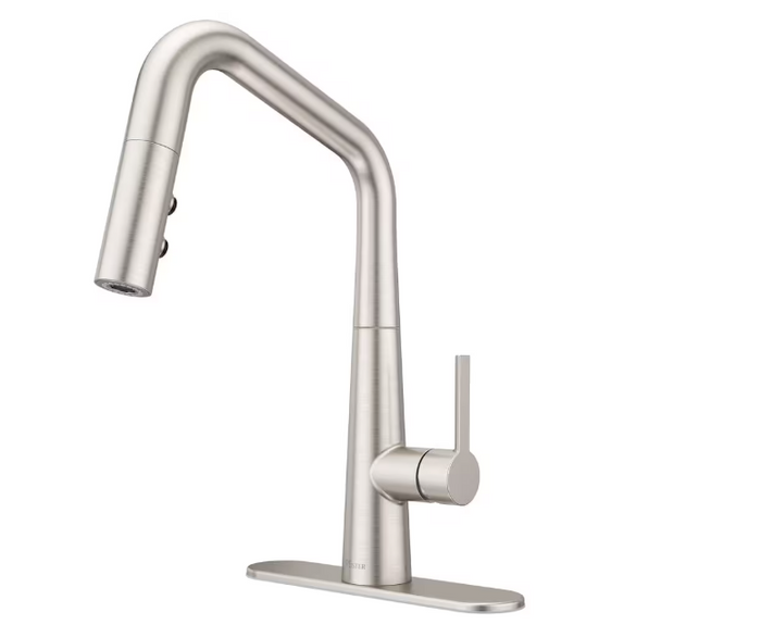 Pfister Skylark 1-Handle Stainless Steel Pull Down Kitchen Faucet/Kitchen Sink Faucet/Tap
