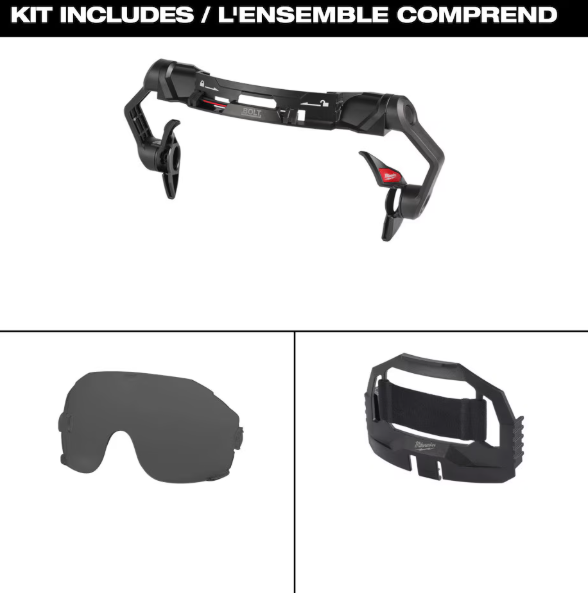 Milwaukee Tool BOLT Pivoting Fog-Free Tinted Dual Coat Eye Lens