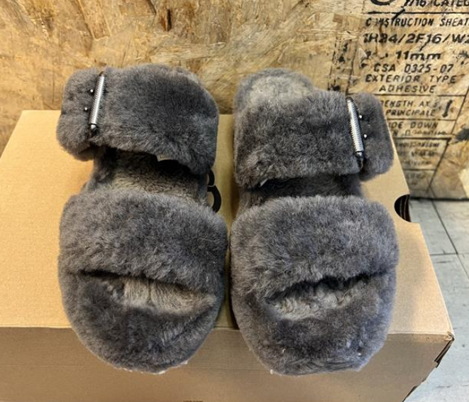 "Fuzz Yeah" Ugg Slippers (Size 8)