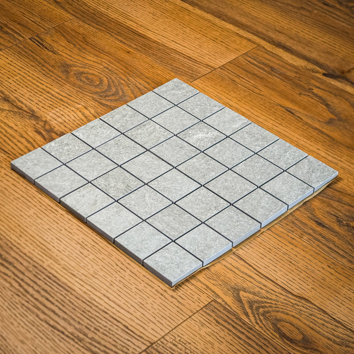 11.75x11.75-Inch Greige Mosaic Tile – 12 pcs box covering 12 sq ft