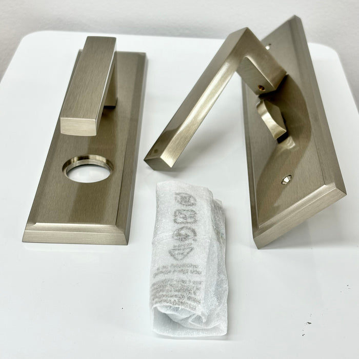 Tampa-Entry-Lockset-with-Rectangular-Escutcheon-Satin-Nickel-bathroom-hardware-accessories-habitat-restore-gta