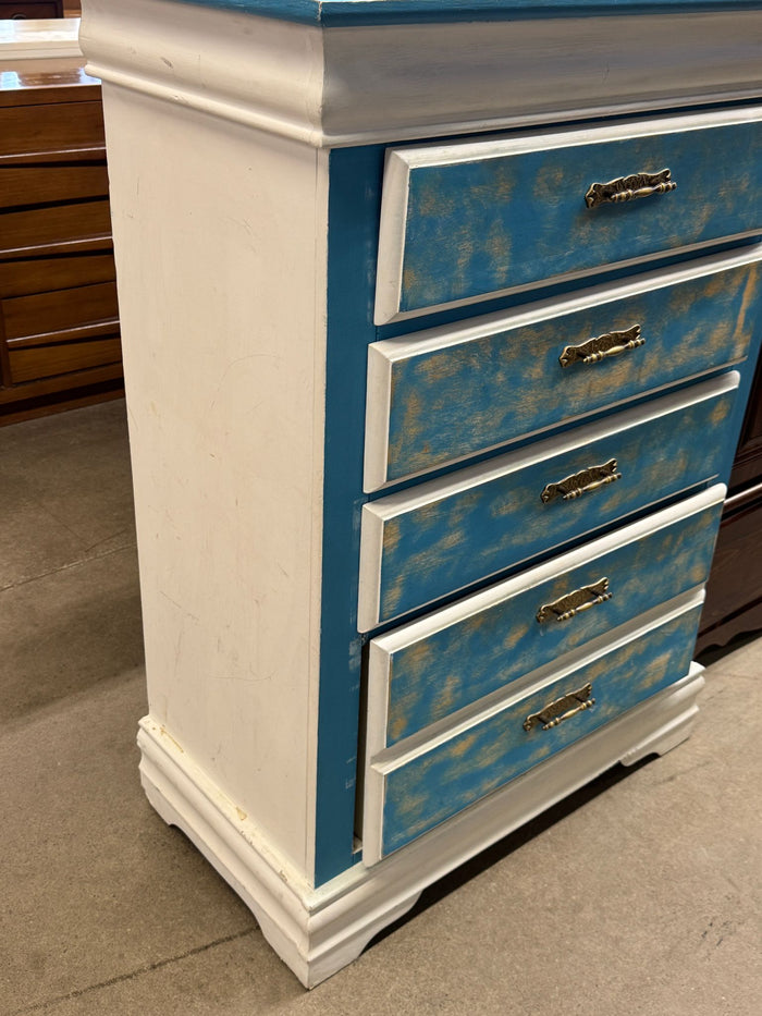 34"W Tall Boy Dresser