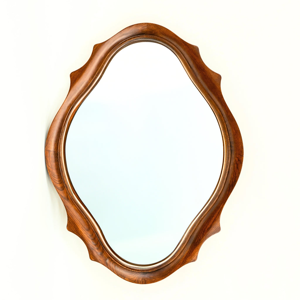 Oval Wall Mirror Wood Frame Habitat ReStore GTA