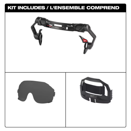 Milwaukee BOLT Pivoting Fog-Free Tinted Dual Coat Eye Lens