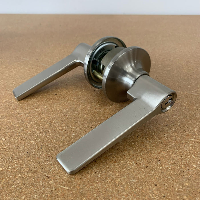 Millennium Entry Door Lever in Satin Nickel 33-D6664AR