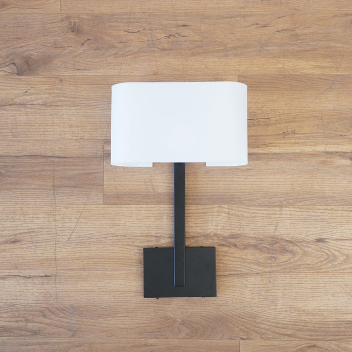 Omni 1-Light Wall Sconce w/ Plastic Shade