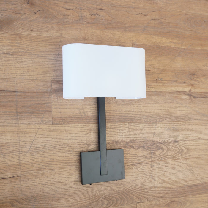 Omni 1-Light Wall Sconce w/ Plastic Shade