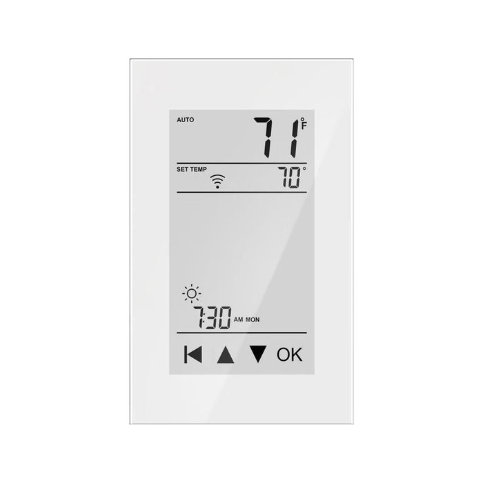 Quiet Warmth Smart Home Touch Thermostat
