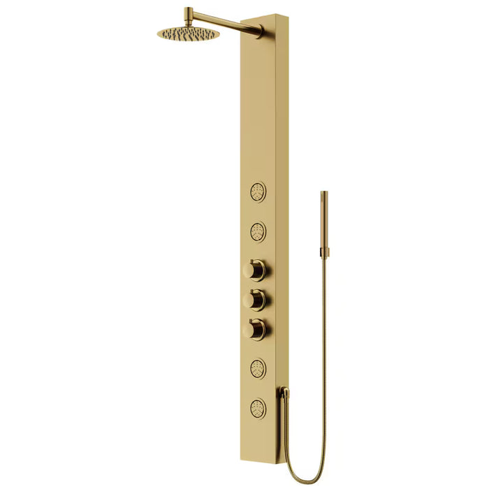 VIGO Ellington 4-Jet High Pressure Shower Panel System