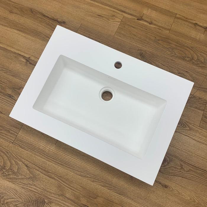 Matte White Resin Sink in White ST-2721