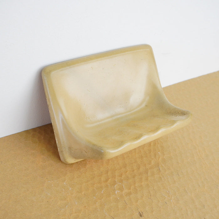 Porcelain Wall-Mount Soap Dish in Noce Beige