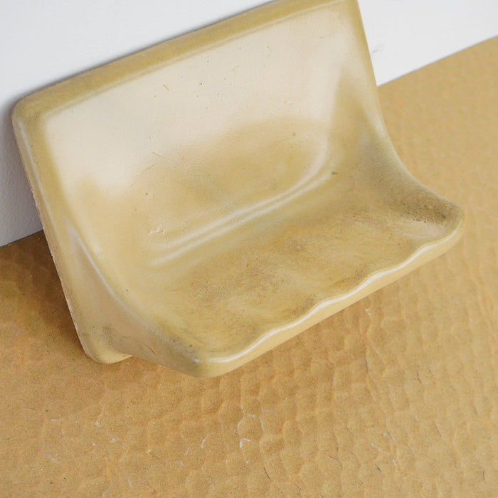 Porcelain Wall-Mount Soap Dish in Noce Beige