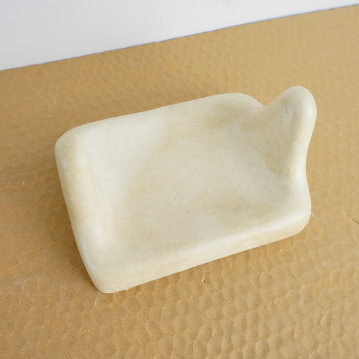 Porcelain Wall-Mount Toilet Paper Holder in Chiaro Beige