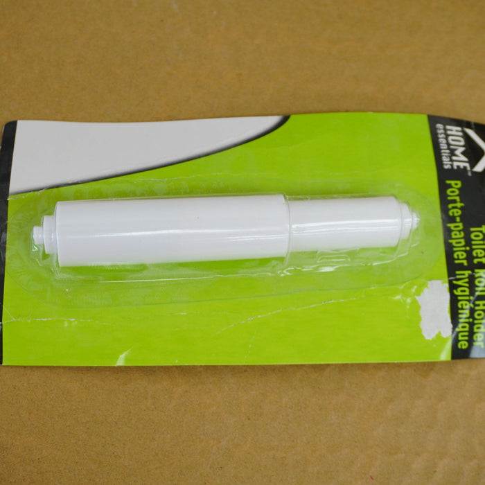 Porcelain Wall-Mount Toilet Paper Holder in Blanco White