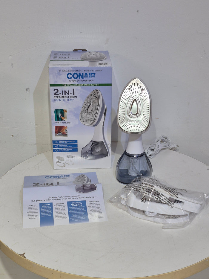 Conair Turbo ExtremeSteam 2-in-1 Steamer and Iron with Delicate Setting