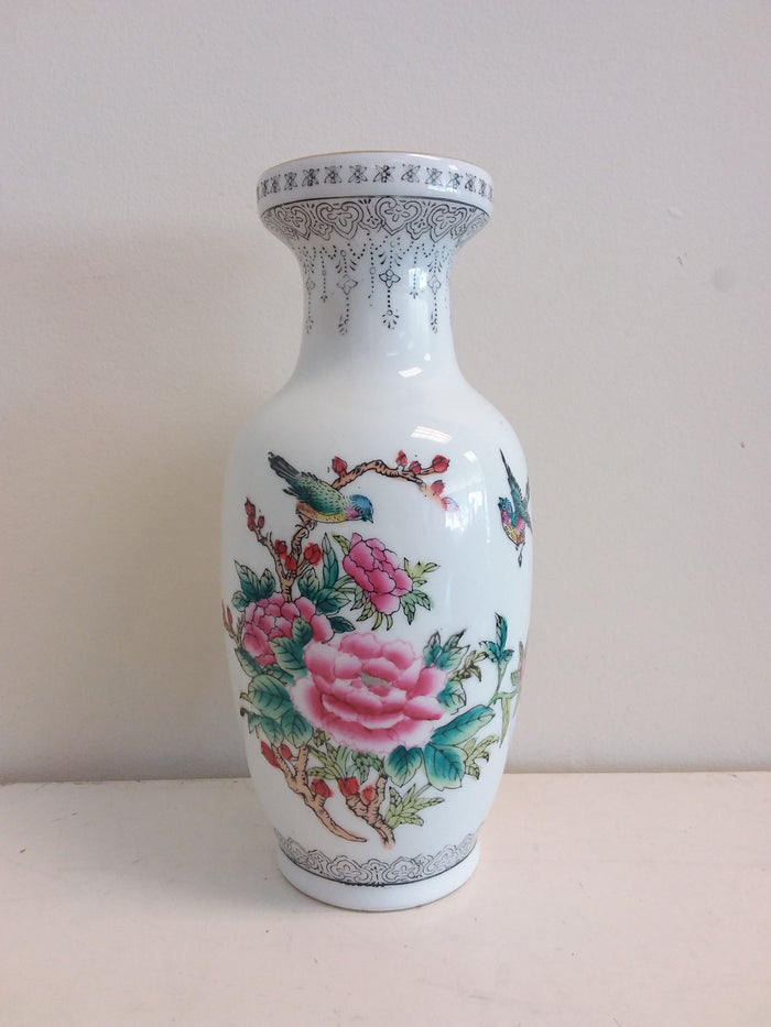Spring Scene Vintage Chinese Vase