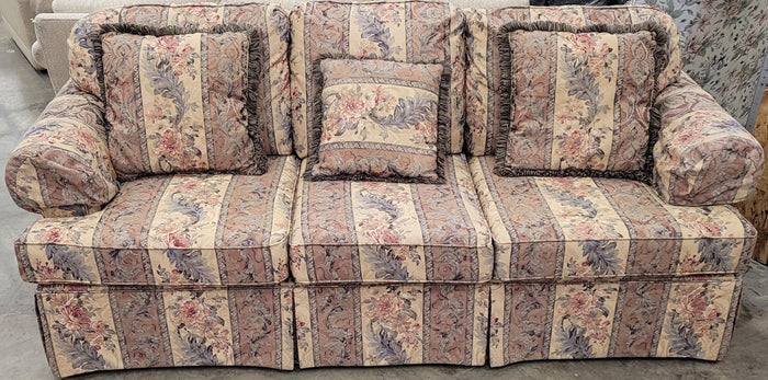 Floral Patterned 3-Seater Sofa