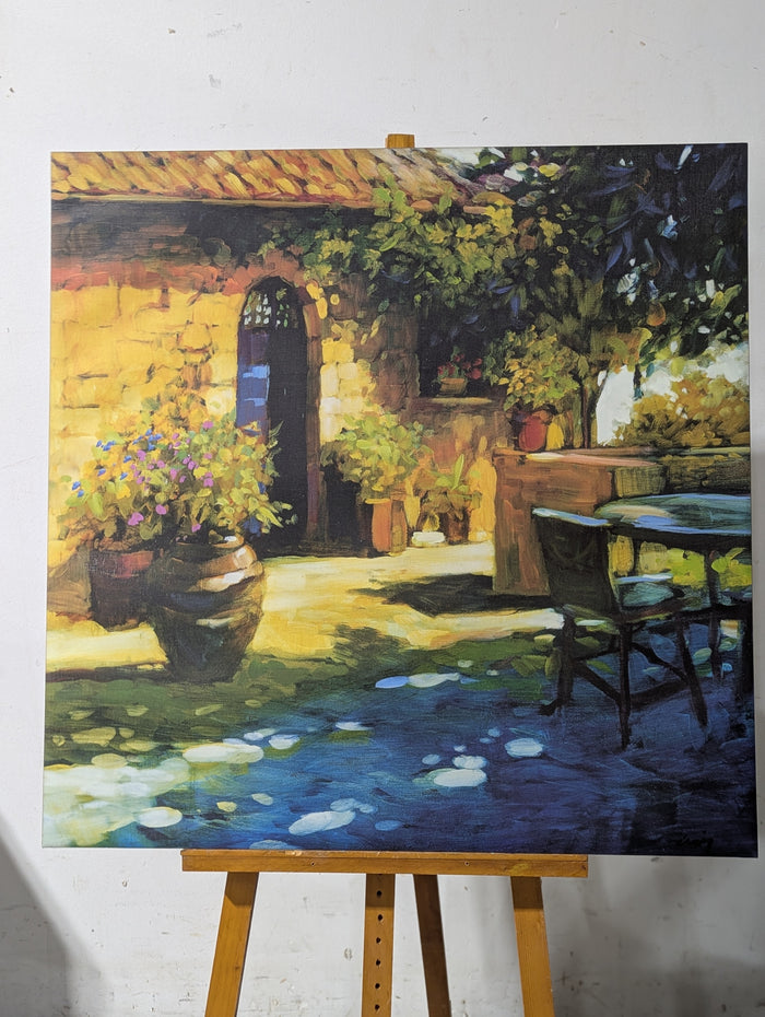 Courtyard Retreat by Philip Craig Canvas Artwork