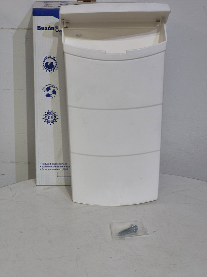 PRO-DF Economic Vertical Wall Mount Mailbox - White