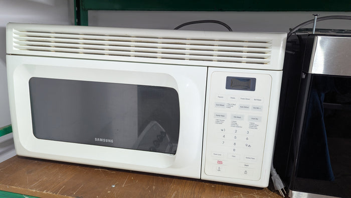 30"W White Samsung OTR Microwave